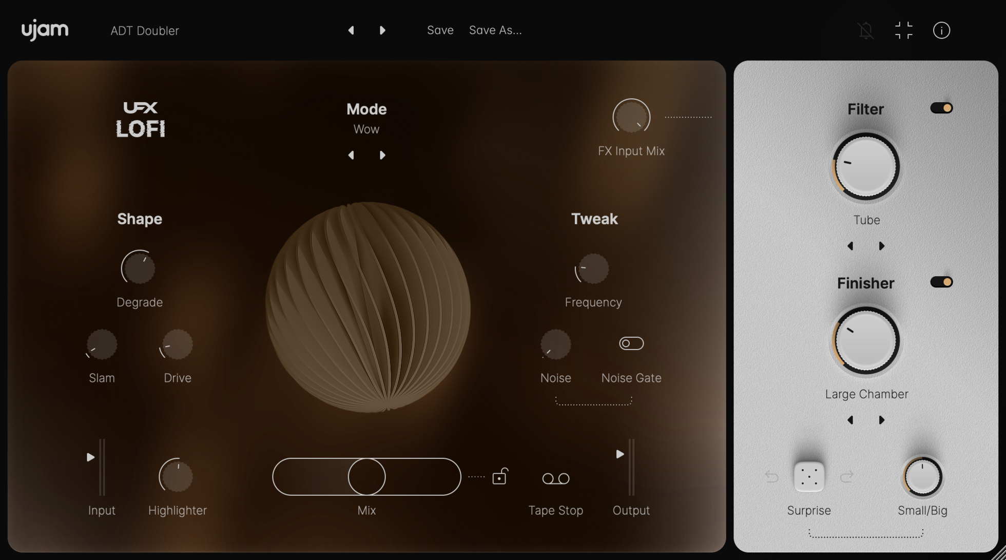 UFX Lofi UI Screenshot 1