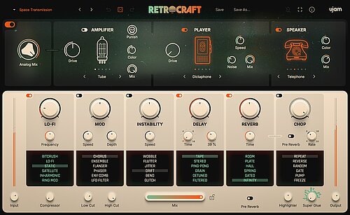 Retrocraft UI